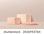 3d abstract studio room with... | Shutterstock .eps vector #2026953764