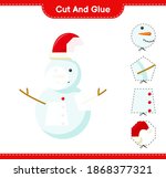 cut and glue  cut parts of... | Shutterstock .eps vector #1868377321