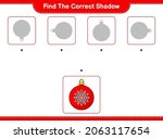 find the correct shadow. find...