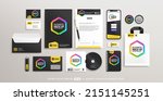 business stationery brand... | Shutterstock .eps vector #2151145251