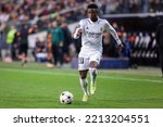 Small photo of WARSAW, POLAND - 11 OCTOBER, 2022: UEFA Champions League match, FC Shakhtar Donetsk - Real Madrid 1:1, o.p: Vinicius Junior of Real Madrid