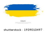 ukraine flag brush concept.... | Shutterstock .eps vector #1939010497