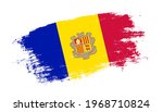 flag of andorra country on... | Shutterstock .eps vector #1968710824