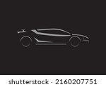 car vehicle silhouette icons... | Shutterstock .eps vector #2160207751