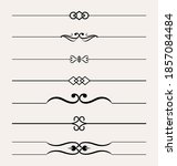 set of hand drawn  design... | Shutterstock .eps vector #1857084484