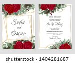 vector template for wedding... | Shutterstock .eps vector #1404281687