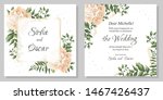 vector template for wedding... | Shutterstock .eps vector #1467426437