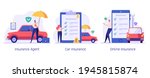 car insurance vector... | Shutterstock .eps vector #1945815874