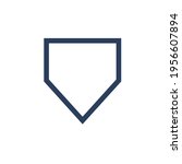 home plate baseball text box... | Shutterstock .eps vector #1956607894