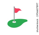 golf club and ball set isolated ... | Shutterstock .eps vector #1956607897