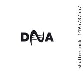 dna genetic typography design... | Shutterstock .eps vector #1495737557