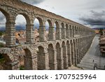 People on the aqueduct wall image - Free stock photo - Public Domain ...