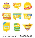 sale tag collection. special... | Shutterstock .eps vector #1560882431