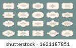vintage labels  frames. old... | Shutterstock .eps vector #1621187851