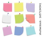 multicolored  notes ... | Shutterstock .eps vector #1657134541