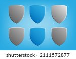 3d cartoon style of shield... | Shutterstock .eps vector #2111572877