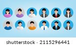 3d cartoon style of man and... | Shutterstock .eps vector #2115296441