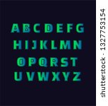 pop modern fonts | Shutterstock .eps vector #1327753154