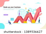 increase revenue with stack... | Shutterstock .eps vector #1389536627