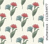 wild meadow flower seamless... | Shutterstock .eps vector #2112654977