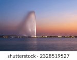 Jeddah fountain   city landmark ...