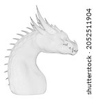 Dragon Head Wireframe From...