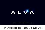 alva  a bold and futuristic... | Shutterstock .eps vector #1837512604