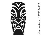 ritual tribal idol icon. simple ... | Shutterstock . vector #1277926117