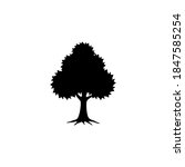 tree silhouette icon vector... | Shutterstock .eps vector #1847585254