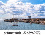 Small photo of View of Margate waterfront.Margate's harbour arm has been converted into an eating and drinking destination with art gallery.