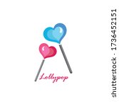 Lollipop Heart Candy Concept...