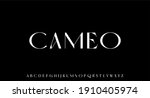 luxury and elegant font vector... | Shutterstock .eps vector #1910405974