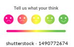 set of the colorful emotions... | Shutterstock .eps vector #1490772674