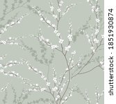 seamless pattern of flowers ... | Shutterstock .eps vector #1851930874