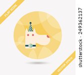 dog birthday flat icon | Shutterstock .eps vector #249362137