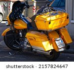 Small photo of Bologna - Italy - April 18, 2022: Motorcycle Harley Davidson 103