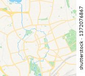 printable map of braunschweig ... | Shutterstock .eps vector #1372076867