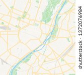 printable map of munchen ... | Shutterstock .eps vector #1372076984