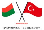 madagascar and turkey flags... | Shutterstock .eps vector #1848362494