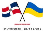 dominican republic and ukraine... | Shutterstock .eps vector #1875517051
