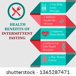 health benefits of intermittent ... | Shutterstock .eps vector #1365287471