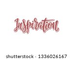 spring hand sketched logotype ... | Shutterstock .eps vector #1336026167