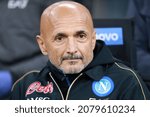 Small photo of Milano, Italy. 21 November 2021. Luciano Spalletti, head coach of Ssc Napoli during the Serie A match between Fc Internazionale and Ssc Napoli.