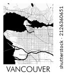 Vancouver City Map Poster....