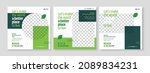 set of three minimalist... | Shutterstock .eps vector #2089834231