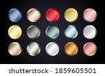 metal chrome circle buttons set.... | Shutterstock .eps vector #1859605501