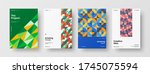 company identity brochure... | Shutterstock .eps vector #1745075594