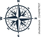 wind rose and compass vector in ... | Shutterstock .eps vector #2146987937