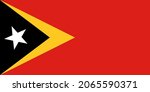 national timor leste flag ... | Shutterstock .eps vector #2065590371