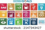 Goals for addressing poverty worldwide and realizing sustainable development. SDGs
